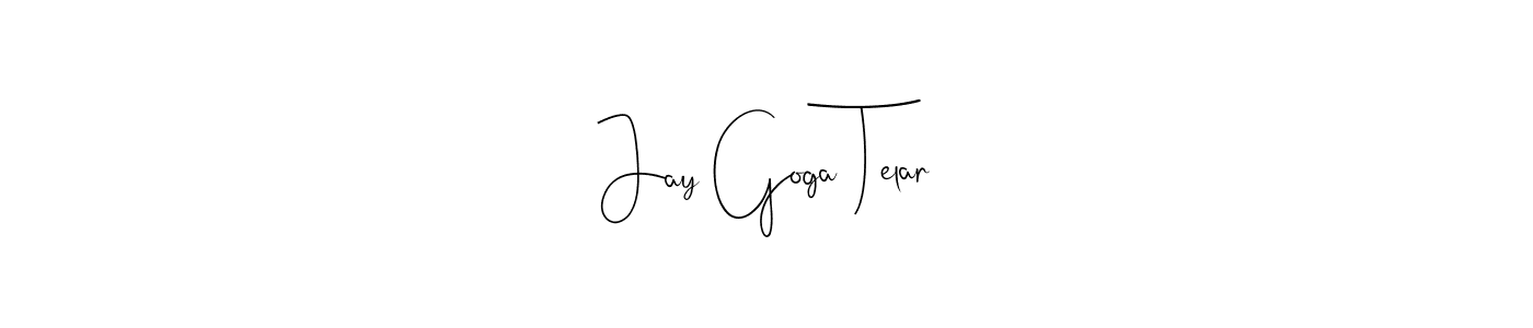How to Draw Jay Goga Telar signature style? Andilay-7BmLP is a latest design signature styles for name Jay Goga Telar. Jay Goga Telar signature style 4 images and pictures png