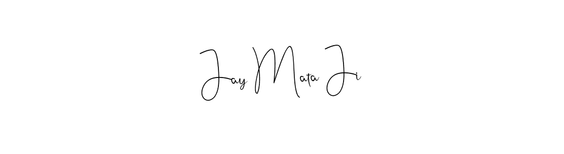 Make a beautiful signature design for name Jay Mata Ji. Use this online signature maker to create a handwritten signature for free. Jay Mata Ji signature style 4 images and pictures png
