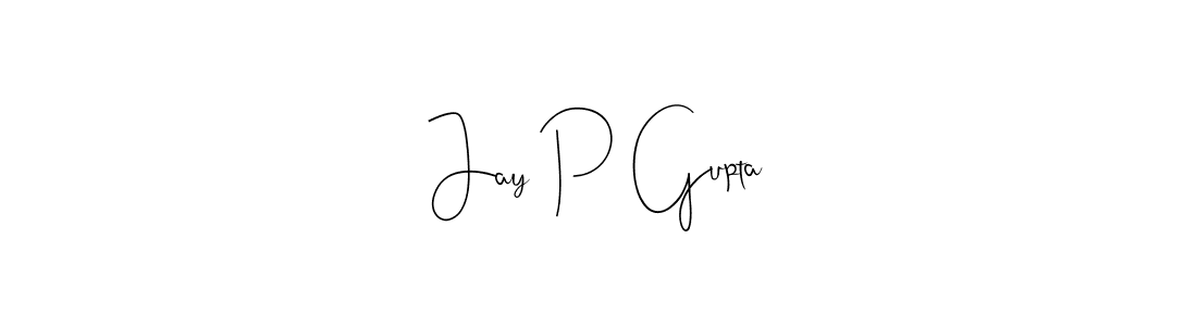 Make a beautiful signature design for name Jay P Gupta. Use this online signature maker to create a handwritten signature for free. Jay P Gupta signature style 4 images and pictures png