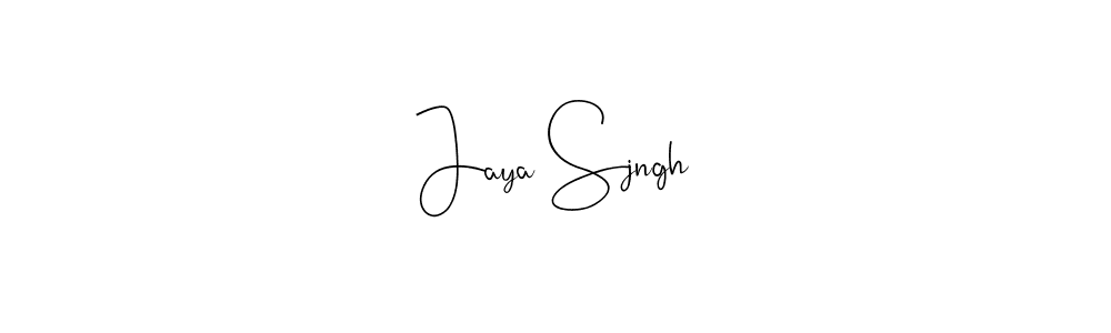 It looks lik you need a new signature style for name Jaya Sjngh. Design unique handwritten (Andilay-7BmLP) signature with our free signature maker in just a few clicks. Jaya Sjngh signature style 4 images and pictures png