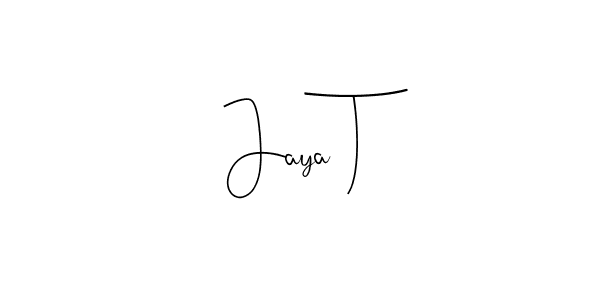 This is the best signature style for the Jaya T name. Also you like these signature font (Andilay-7BmLP). Mix name signature. Jaya T signature style 4 images and pictures png