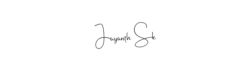 Andilay-7BmLP is a professional signature style that is perfect for those who want to add a touch of class to their signature. It is also a great choice for those who want to make their signature more unique. Get Jayanth Sk name to fancy signature for free. Jayanth Sk signature style 4 images and pictures png