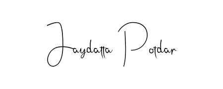 Make a beautiful signature design for name Jaydatta Potdar. Use this online signature maker to create a handwritten signature for free. Jaydatta Potdar signature style 4 images and pictures png