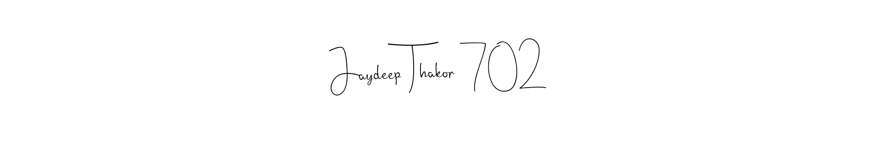 Use a signature maker to create a handwritten signature online. With this signature software, you can design (Andilay-7BmLP) your own signature for name Jaydeep Thakor 702. Jaydeep Thakor 702 signature style 4 images and pictures png