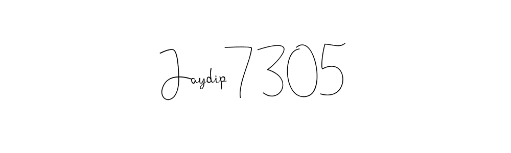 Create a beautiful signature design for name Jaydip7305. With this signature (Andilay-7BmLP) fonts, you can make a handwritten signature for free. Jaydip7305 signature style 4 images and pictures png