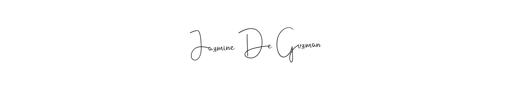 This is the best signature style for the Jazmine De Guzman name. Also you like these signature font (Andilay-7BmLP). Mix name signature. Jazmine De Guzman signature style 4 images and pictures png