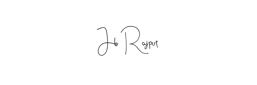Use a signature maker to create a handwritten signature online. With this signature software, you can design (Andilay-7BmLP) your own signature for name Jb Rajput. Jb Rajput signature style 4 images and pictures png