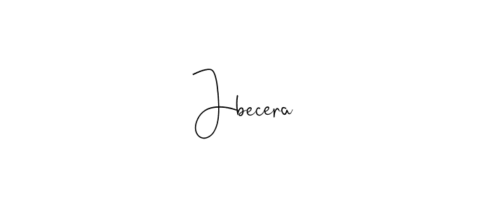 How to make Jbecera signature? Andilay-7BmLP is a professional autograph style. Create handwritten signature for Jbecera name. Jbecera signature style 4 images and pictures png