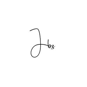 Use a signature maker to create a handwritten signature online. With this signature software, you can design (Andilay-7BmLP) your own signature for name Jbz. Jbz signature style 4 images and pictures png