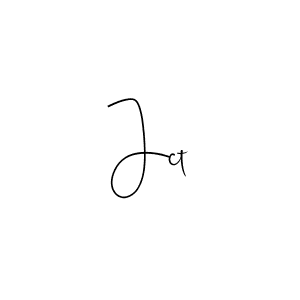 Create a beautiful signature design for name Jct. With this signature (Andilay-7BmLP) fonts, you can make a handwritten signature for free. Jct signature style 4 images and pictures png