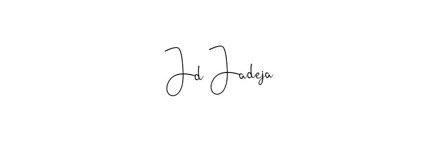 Make a beautiful signature design for name Jd Jadeja. Use this online signature maker to create a handwritten signature for free. Jd Jadeja signature style 4 images and pictures png