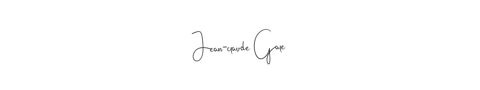 if you are searching for the best signature style for your name Jean-claude Gale. so please give up your signature search. here we have designed multiple signature styles  using Andilay-7BmLP. Jean-claude Gale signature style 4 images and pictures png