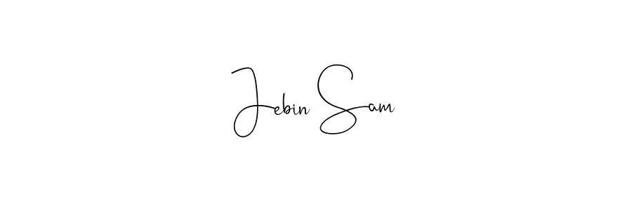 Best and Professional Signature Style for Jebin Sam. Andilay-7BmLP Best Signature Style Collection. Jebin Sam signature style 4 images and pictures png