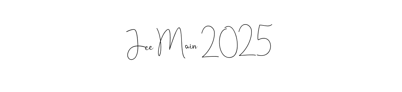 Make a beautiful signature design for name Jee Main 2025. Use this online signature maker to create a handwritten signature for free. Jee Main 2025 signature style 4 images and pictures png