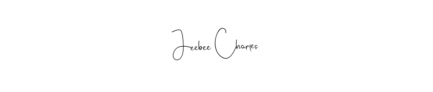 Best and Professional Signature Style for Jeebee Charles. Andilay-7BmLP Best Signature Style Collection. Jeebee Charles signature style 4 images and pictures png