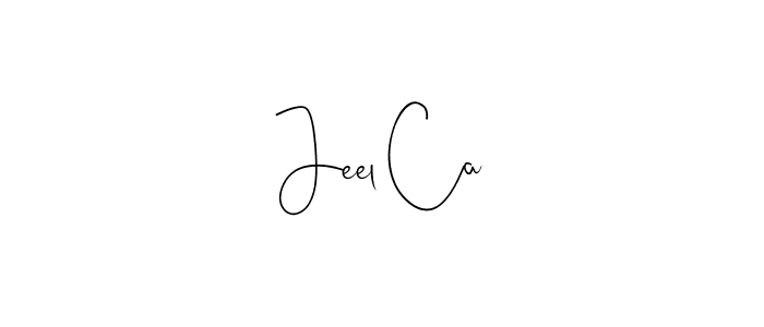 Create a beautiful signature design for name Jeel Ca. With this signature (Andilay-7BmLP) fonts, you can make a handwritten signature for free. Jeel Ca signature style 4 images and pictures png