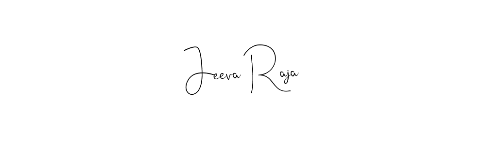 Also we have Jeeva Raja name is the best signature style. Create professional handwritten signature collection using Andilay-7BmLP autograph style. Jeeva Raja signature style 4 images and pictures png