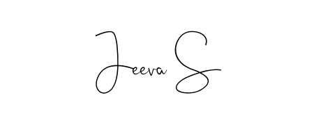 Design your own signature with our free online signature maker. With this signature software, you can create a handwritten (Andilay-7BmLP) signature for name Jeeva S. Jeeva S signature style 4 images and pictures png