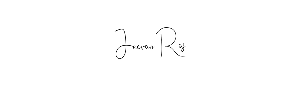 Make a beautiful signature design for name Jeevan Raj. With this signature (Andilay-7BmLP) style, you can create a handwritten signature for free. Jeevan Raj signature style 4 images and pictures png