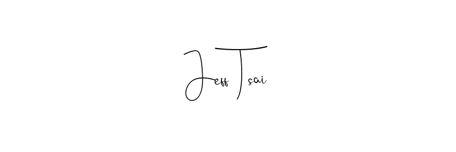 Andilay-7BmLP is a professional signature style that is perfect for those who want to add a touch of class to their signature. It is also a great choice for those who want to make their signature more unique. Get Jeff Tsai name to fancy signature for free. Jeff Tsai signature style 4 images and pictures png