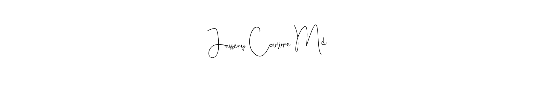 The best way (Andilay-7BmLP) to make a short signature is to pick only two or three words in your name. The name Jeffery Couture Md include a total of six letters. For converting this name. Jeffery Couture Md signature style 4 images and pictures png