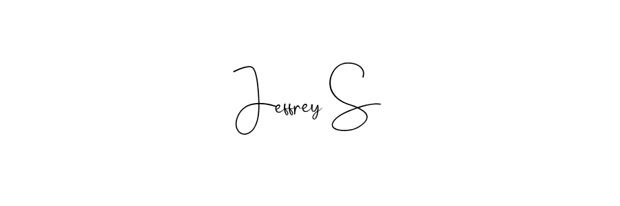 You should practise on your own different ways (Andilay-7BmLP) to write your name (Jeffrey S) in signature. don't let someone else do it for you. Jeffrey S signature style 4 images and pictures png