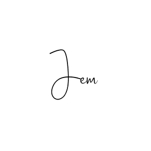 Make a beautiful signature design for name Jem. Use this online signature maker to create a handwritten signature for free. Jem signature style 4 images and pictures png