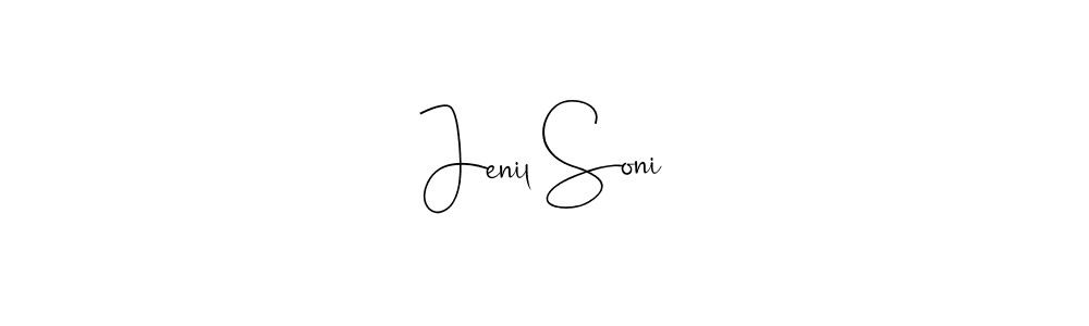 Here are the top 10 professional signature styles for the name Jenil Soni. These are the best autograph styles you can use for your name. Jenil Soni signature style 4 images and pictures png