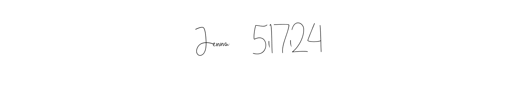 You should practise on your own different ways (Andilay-7BmLP) to write your name (Jenna      5l17l24) in signature. don't let someone else do it for you. Jenna      5l17l24 signature style 4 images and pictures png