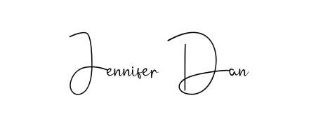The Andilay-7BmLP lettering style adds unique flourish to name Jennifer Dan. Stand out with a custom digital autograph made in seconds. Jennifer Dan signature style 4 images and pictures png