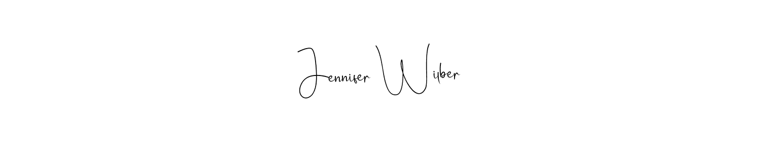 The best way (Andilay-7BmLP) to make a short signature is to pick only two or three words in your name. The name Jennifer Wilber include a total of six letters. For converting this name. Jennifer Wilber signature style 4 images and pictures png