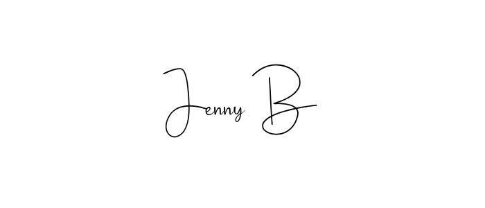 Also You can easily find your signature by using the search form. We will create Jenny B name handwritten signature images for you free of cost using Andilay-7BmLP sign style. Jenny B signature style 4 images and pictures png