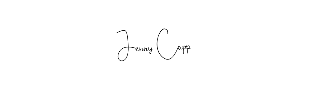 How to make Jenny Capp signature? Andilay-7BmLP is a professional autograph style. Create handwritten signature for Jenny Capp name. Jenny Capp signature style 4 images and pictures png