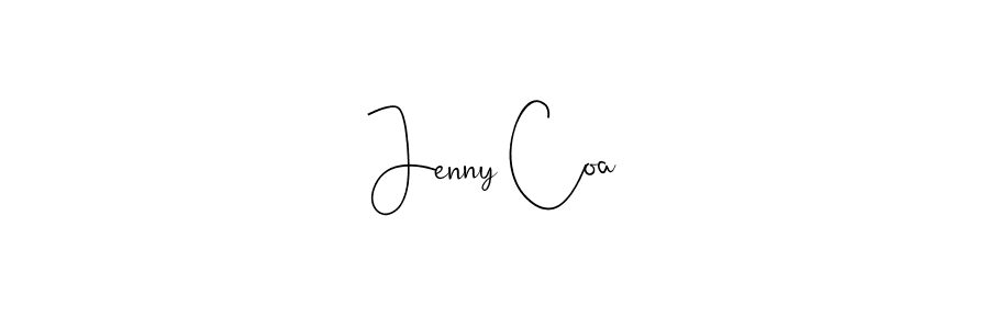 How to make Jenny Coa signature? Andilay-7BmLP is a professional autograph style. Create handwritten signature for Jenny Coa name. Jenny Coa signature style 4 images and pictures png