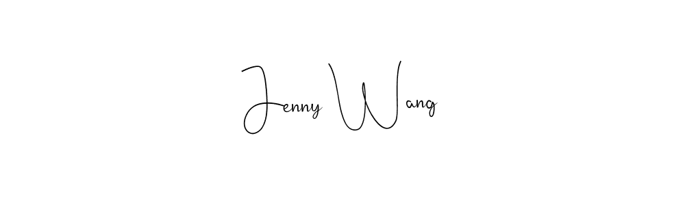 Andilay-7BmLP is a professional signature style that is perfect for those who want to add a touch of class to their signature. It is also a great choice for those who want to make their signature more unique. Get Jenny Wang name to fancy signature for free. Jenny Wang signature style 4 images and pictures png