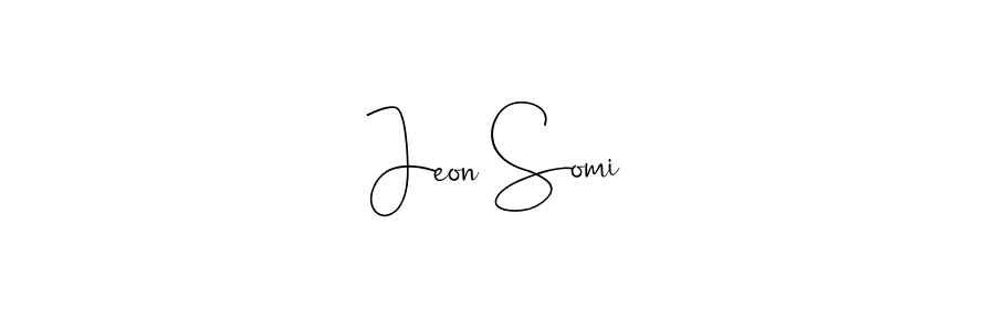 Jeon Somi stylish signature style. Best Handwritten Sign (Andilay-7BmLP) for my name. Handwritten Signature Collection Ideas for my name Jeon Somi. Jeon Somi signature style 4 images and pictures png