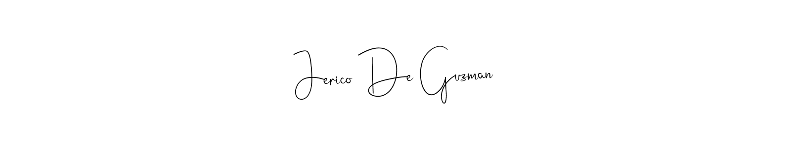 You should practise on your own different ways (Andilay-7BmLP) to write your name (Jerico De Guzman) in signature. don't let someone else do it for you. Jerico De Guzman signature style 4 images and pictures png