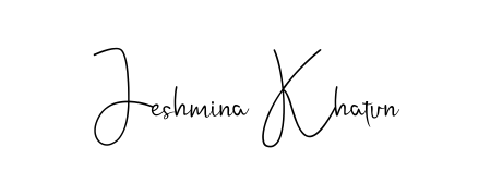 This is the best signature style for the Jeshmina Khatun name. Also you like these signature font (Andilay-7BmLP). Mix name signature. Jeshmina Khatun signature style 4 images and pictures png