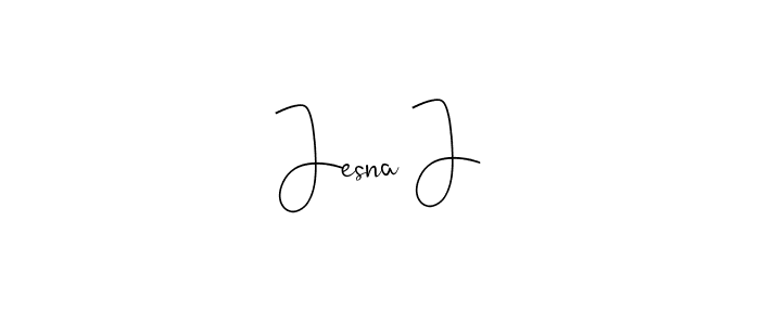 Best and Professional Signature Style for Jesna J. Andilay-7BmLP Best Signature Style Collection. Jesna J signature style 4 images and pictures png