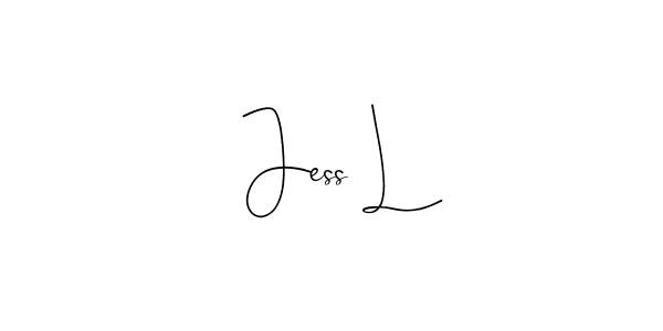 Once you've used our free online signature maker to create your best signature Andilay-7BmLP style, it's time to enjoy all of the benefits that Jess L name signing documents. Jess L signature style 4 images and pictures png