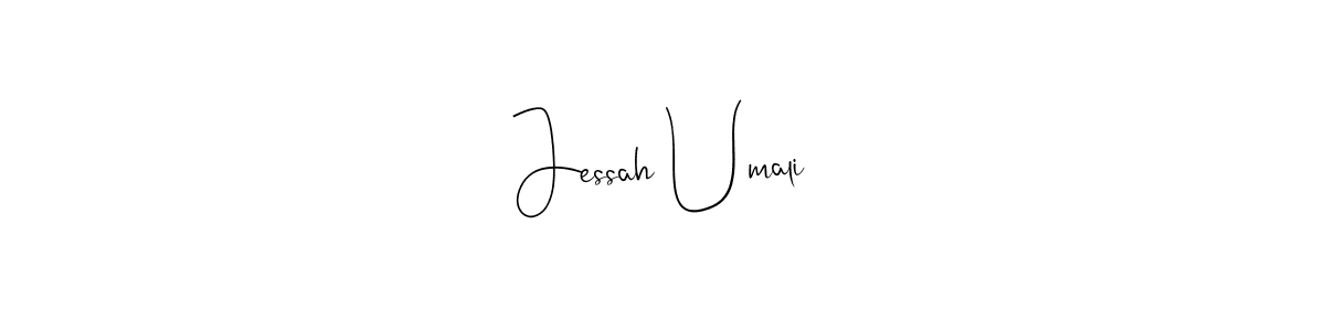 Make a beautiful signature design for name Jessah Umali. With this signature (Andilay-7BmLP) style, you can create a handwritten signature for free. Jessah Umali signature style 4 images and pictures png