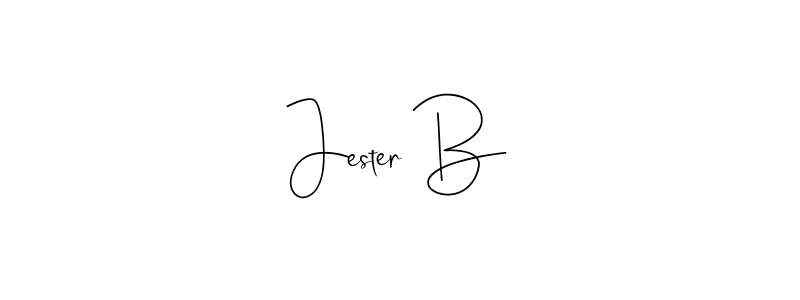 You should practise on your own different ways (Andilay-7BmLP) to write your name (Jester B) in signature. don't let someone else do it for you. Jester B signature style 4 images and pictures png