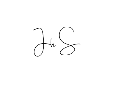 Create a beautiful signature design for name Jh S. With this signature (Andilay-7BmLP) fonts, you can make a handwritten signature for free. Jh S signature style 4 images and pictures png