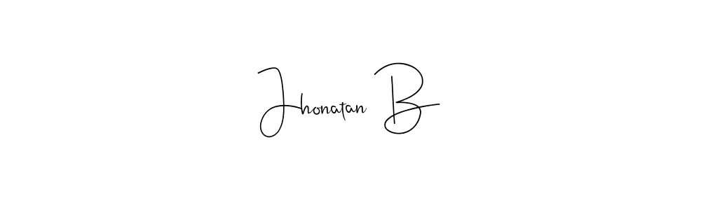 Here are the top 10 professional signature styles for the name Jhonatan B. These are the best autograph styles you can use for your name. Jhonatan B signature style 4 images and pictures png