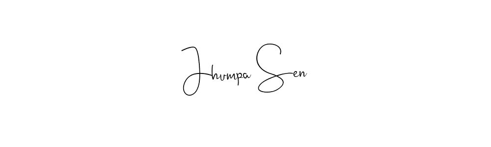 How to Draw Jhumpa Sen signature style? Andilay-7BmLP is a latest design signature styles for name Jhumpa Sen. Jhumpa Sen signature style 4 images and pictures png