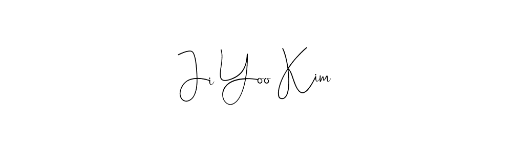 Andilay-7BmLP is a professional signature style that is perfect for those who want to add a touch of class to their signature. It is also a great choice for those who want to make their signature more unique. Get Ji Yoo Kim name to fancy signature for free. Ji Yoo Kim signature style 4 images and pictures png