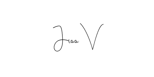 The best way (Andilay-7BmLP) to make a short signature is to pick only two or three words in your name. The name Jiaa V include a total of six letters. For converting this name. Jiaa V signature style 4 images and pictures png