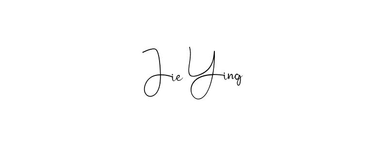 Create a beautiful signature design for name Jie Ying. With this signature (Andilay-7BmLP) fonts, you can make a handwritten signature for free. Jie Ying signature style 4 images and pictures png