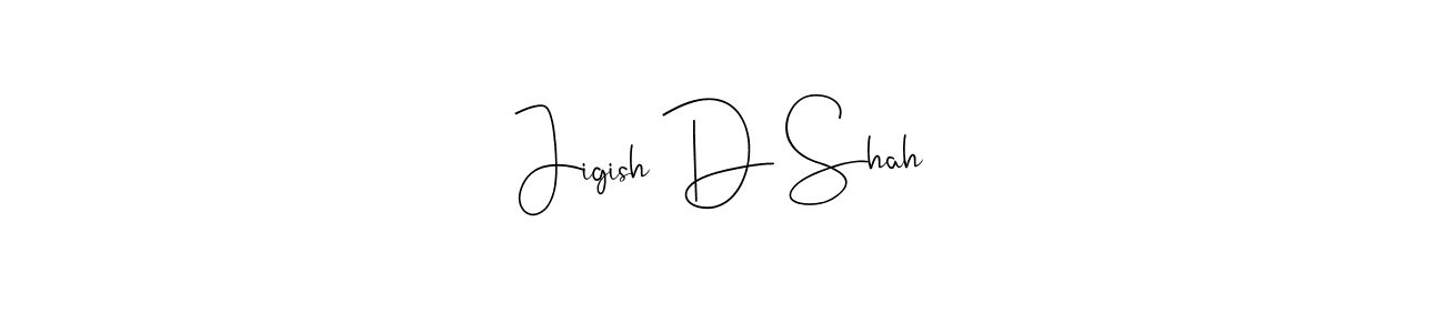 You can use this online signature creator to create a handwritten signature for the name Jigish D Shah. This is the best online autograph maker. Jigish D Shah signature style 4 images and pictures png