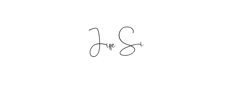 The best way (Andilay-7BmLP) to make a short signature is to pick only two or three words in your name. The name Jille Si include a total of six letters. For converting this name. Jille Si signature style 4 images and pictures png